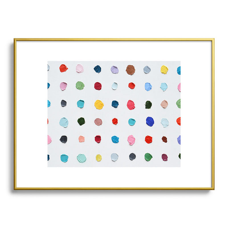 Infinite Polka Daubs Framed Art Print Gallery Image 125