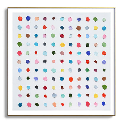 Infinite Polka Daubs Framed Art Print Gallery Image 139