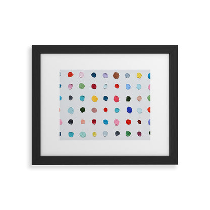Infinite Polka Daubs Framed Art Print Gallery Image 47