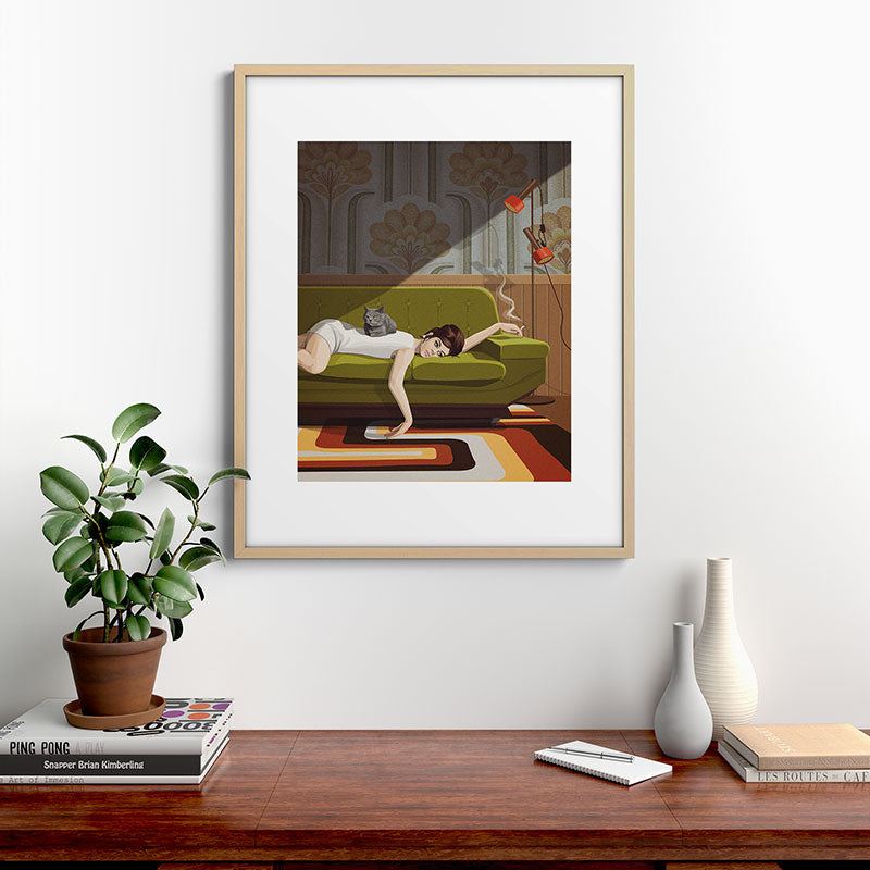 Waiting Game Framed Art Print Gallery Image 21