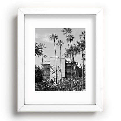Beverly Hills Hotel, California black and white photograph / black and white photography Framed Art Print Gallery Image 103