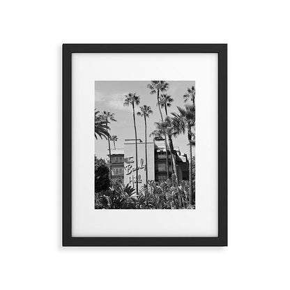 Beverly Hills Hotel, California black and white photograph / black and white photography Framed Art Print Gallery Image 6