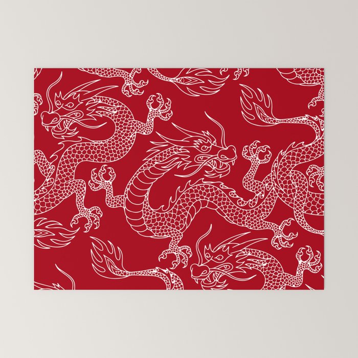 Lunar Year White Dragon Mini Art Print Gallery Image 11