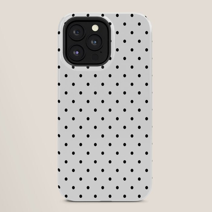 Small Black Polka dots Background iPhone Case Gallery Image 28