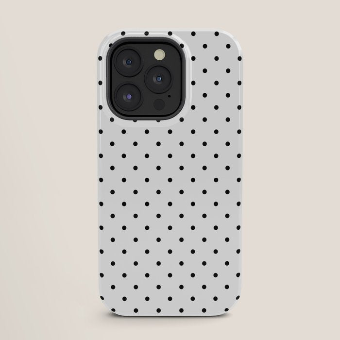 Small Black Polka dots Background iPhone Case Gallery Image 27