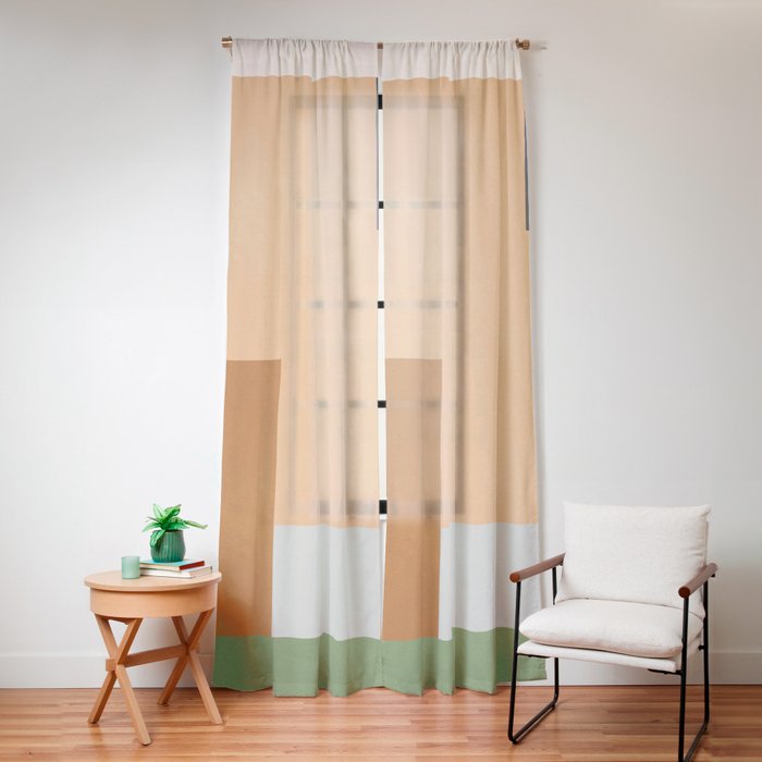 Geometric Abstract 114 Window Curtain Gallery Image 16