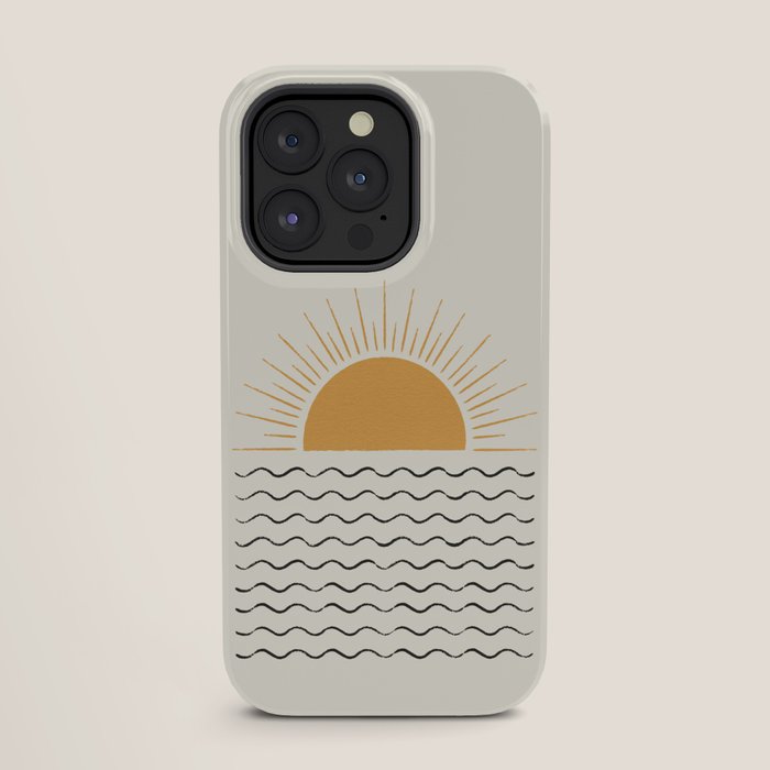 Sunrise Ocean - Mid Century Modern Style iPhone Case Gallery Image 27