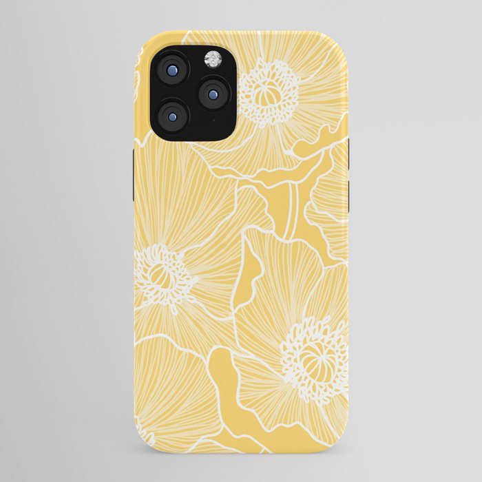 Sunshine Yellow Poppies iPhone Case Gallery Image 43