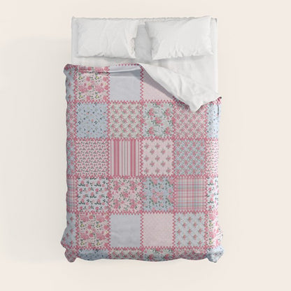 Pretty Pastel Patchwork Duvet Cover Gallery Image 8