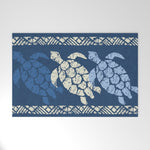 Honu Sea Turtle Hawaiian Tapa Welcome Mat Gallery Image 1