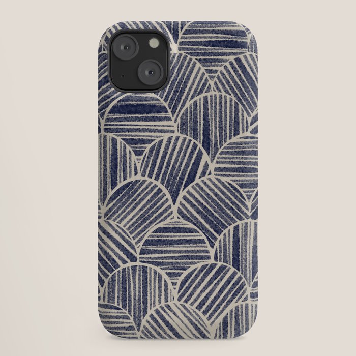 Navy Blue Striped Pattern #2 iPhone Case Gallery Image 18