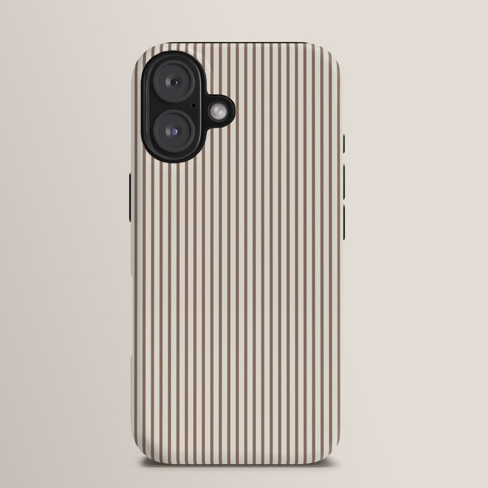 Brown And Cream Striped iPhone Case Gallery Image 13