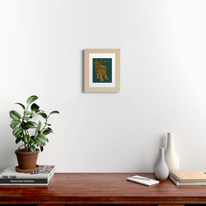 Tiger Doesn't Lose Sleep Framed Art Print Gallery Image 61