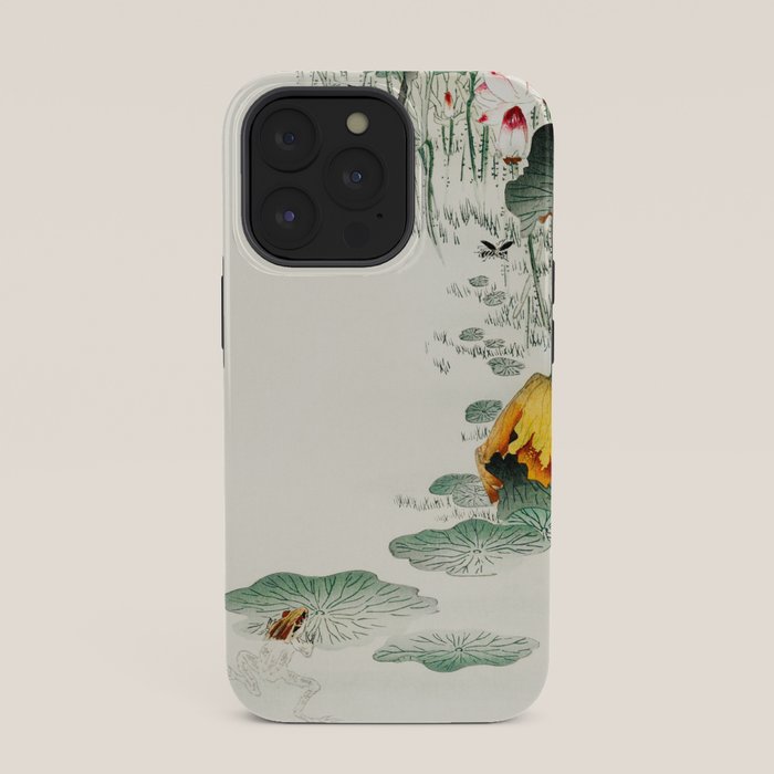 Frog in the swamp - Vintage Japanese Woodblock Print Art iPhone Case Gallery Image 35