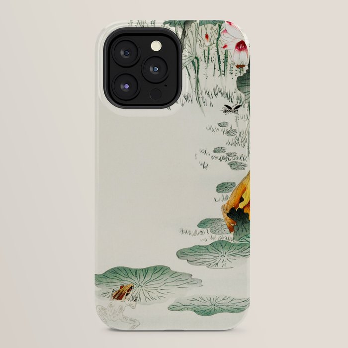 Frog in the swamp - Vintage Japanese Woodblock Print Art iPhone Case Gallery Image 24