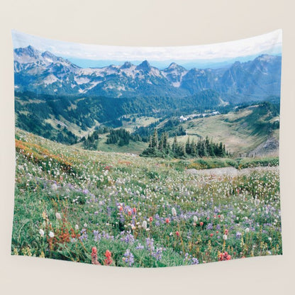 Wildflower Meadow Wall Tapestry Gallery Image 2