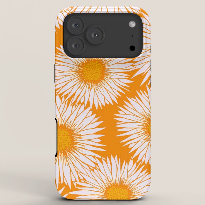 Orange and White Sunflowers iPhone Case Gallery Image 8