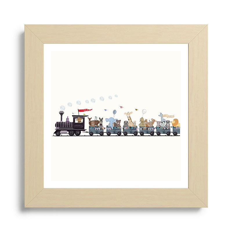 big little nursery nature train Framed Art Print Gallery Image 68