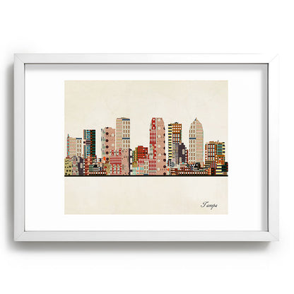 tampa skyline Framed Art Print Gallery Image 105