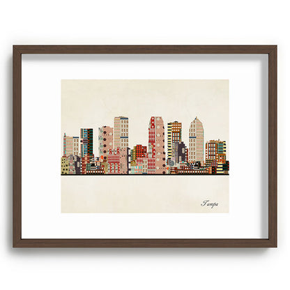 tampa skyline Framed Art Print Gallery Image 92