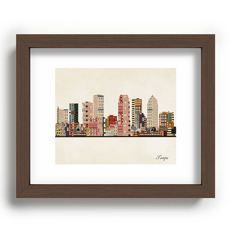 tampa skyline Framed Art Print Gallery Image 88