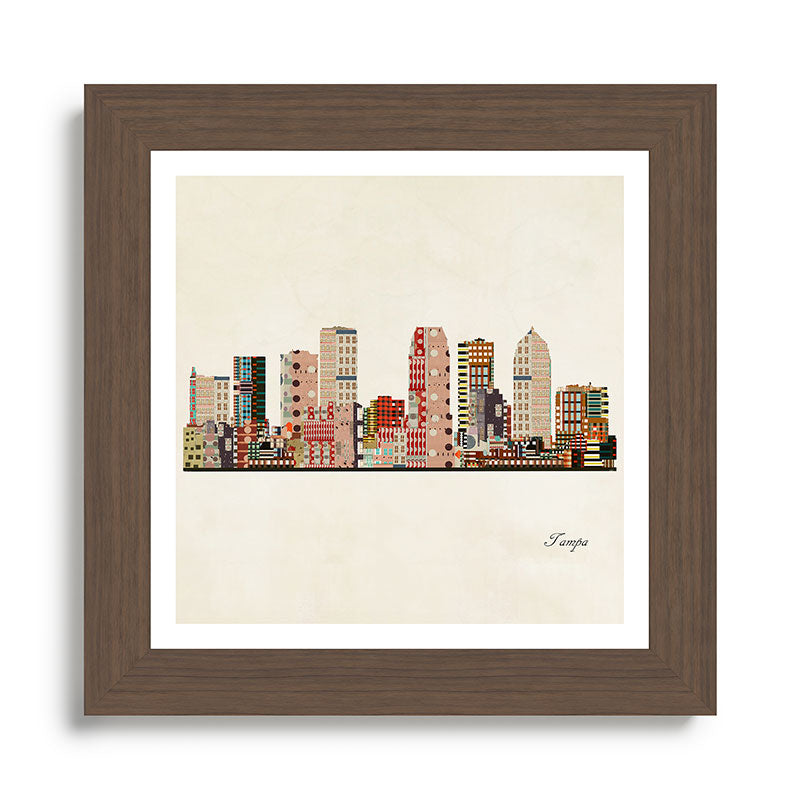 tampa skyline Framed Art Print Gallery Image 57