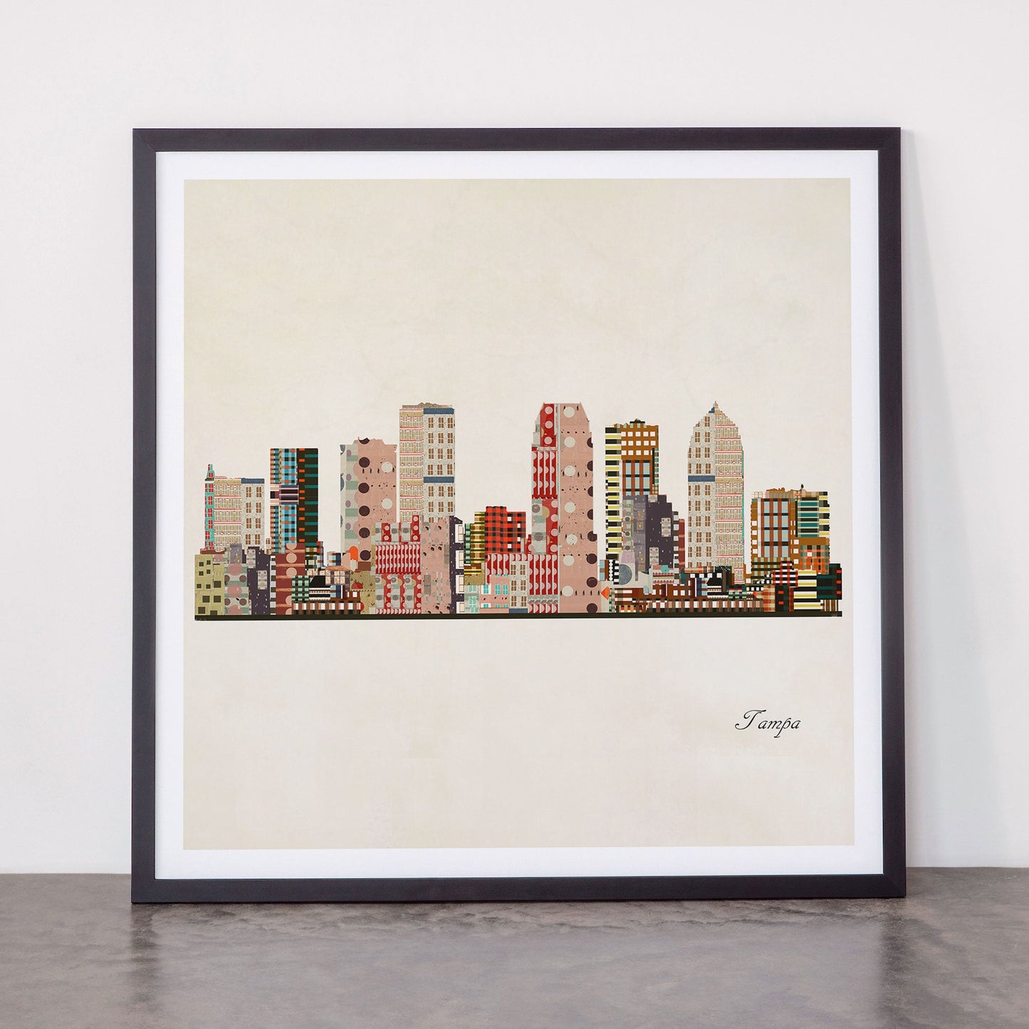 tampa skyline Framed Art Print Gallery Image 55