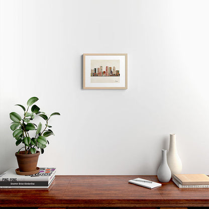 tampa skyline Framed Art Print Gallery Image 22