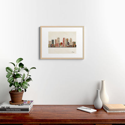 tampa skyline Framed Art Print Gallery Image 26