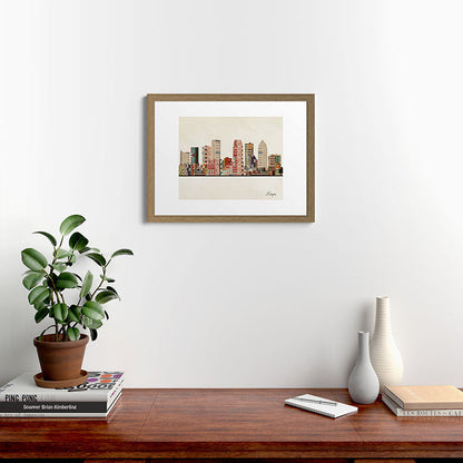 tampa skyline Framed Art Print Gallery Image 54