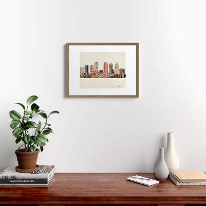 tampa skyline Framed Art Print Gallery Image 16