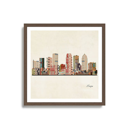 tampa skyline Framed Art Print Gallery Image 17