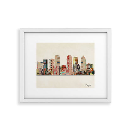 tampa skyline Framed Art Print Gallery Image 36