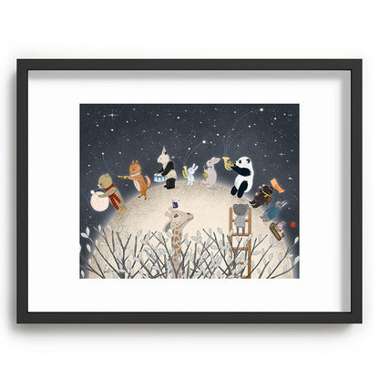 the moon song Framed Art Print Gallery Image 84