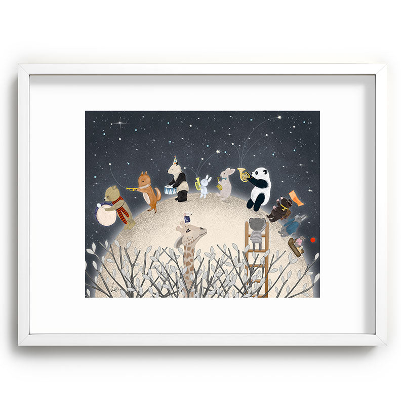 the moon song Framed Art Print Gallery Image 108