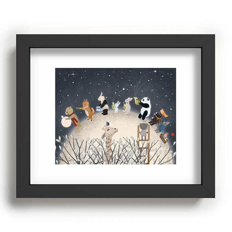 the moon song Framed Art Print Gallery Image 80