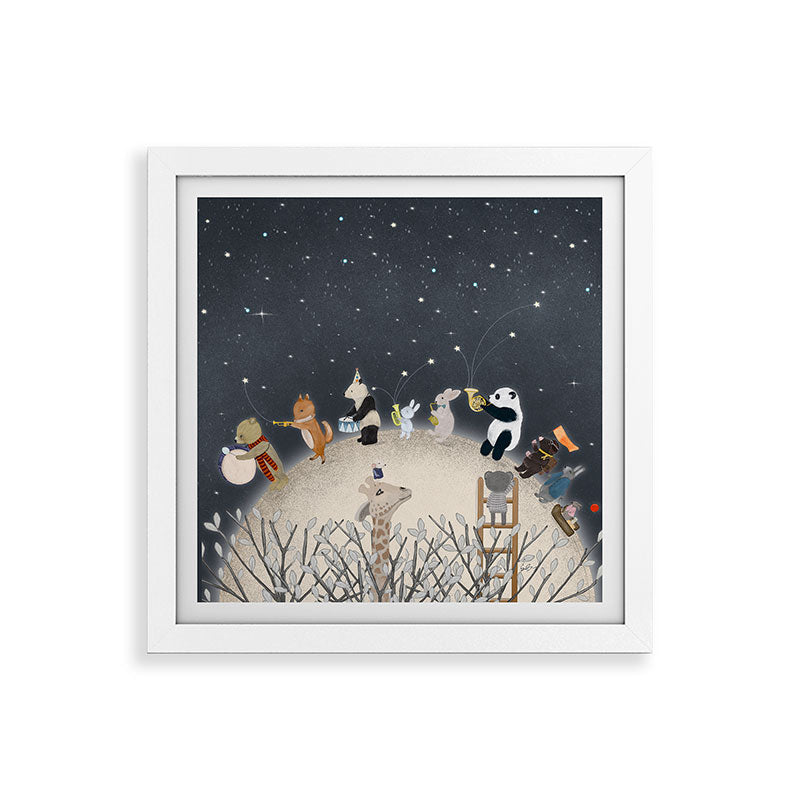 the moon song Framed Art Print Gallery Image 82