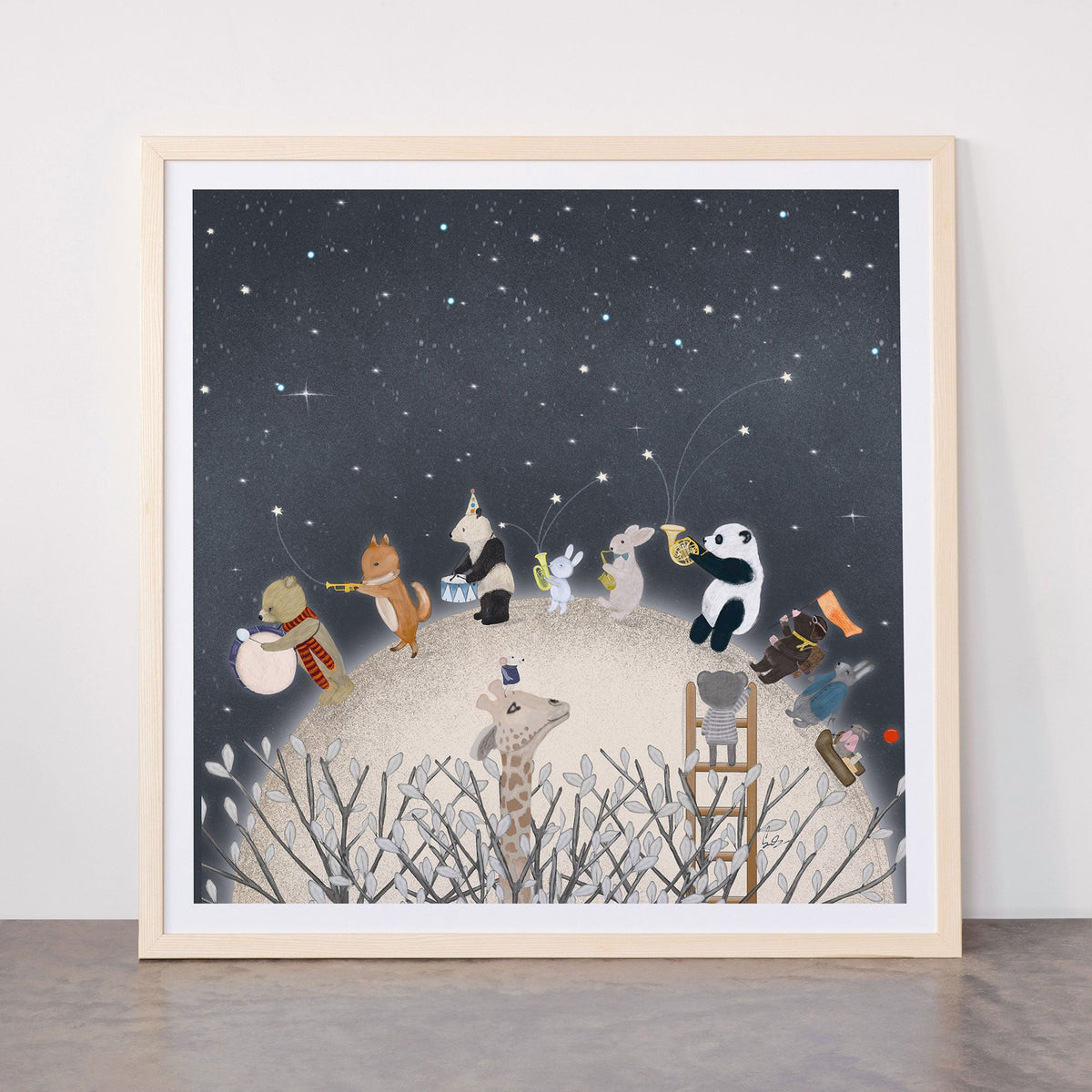 the moon song Framed Art Print Gallery Image 77