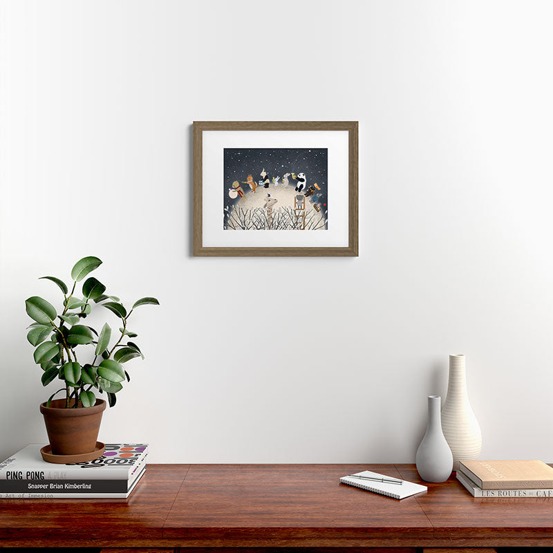 the moon song Framed Art Print Gallery Image 53