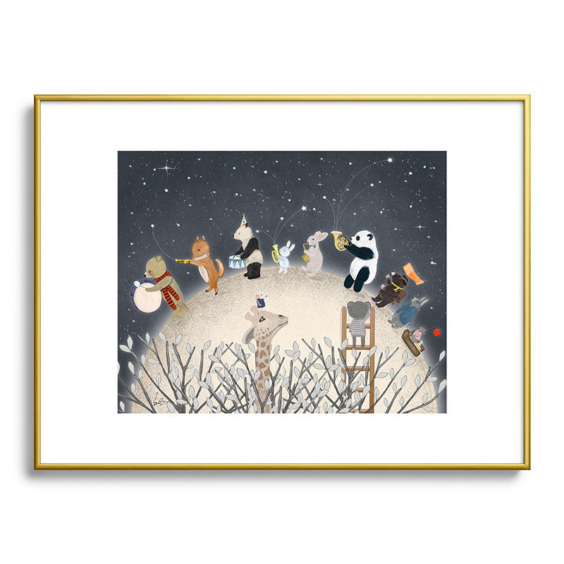 the moon song Framed Art Print Gallery Image 124