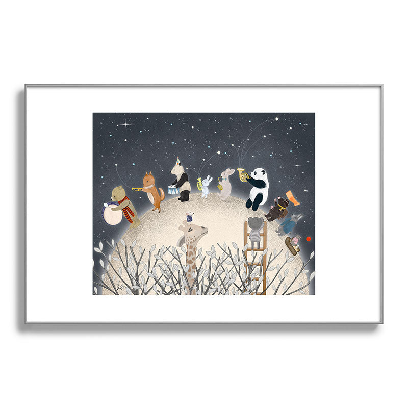 the moon song Framed Art Print Gallery Image 137