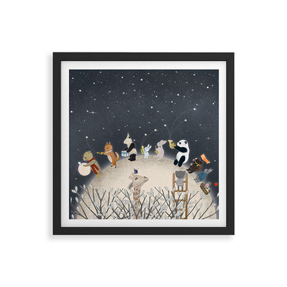 the moon song Framed Art Print Gallery Image 7