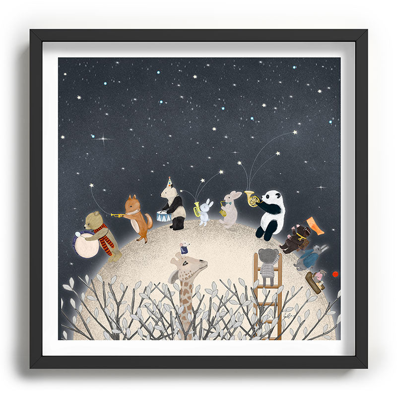 the moon song Framed Art Print Gallery Image 93