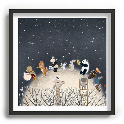 the moon song Framed Art Print Gallery Image 93