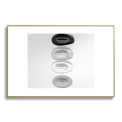 Cowboy Hat Wall - Black and White Framed Art Print Gallery Image 94