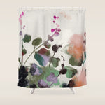 floral abstract summer autumn Shower Curtain Gallery Image 1
