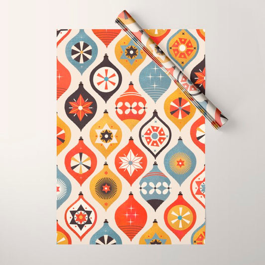 Christmas Tree Decorations Wrapping Paper Gallery Image 1