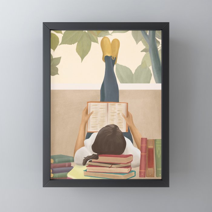 Bookworm Mini Art Print Gallery Image 3