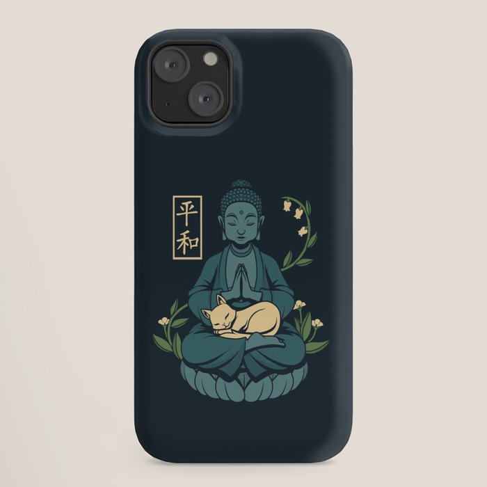 Cat Meditation Buddhism Buddha by Tobe Fonseca iPhone Case Gallery Image 18