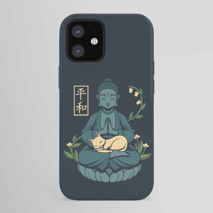 Cat Meditation Buddhism Buddha by Tobe Fonseca iPhone Case Gallery Image 41
